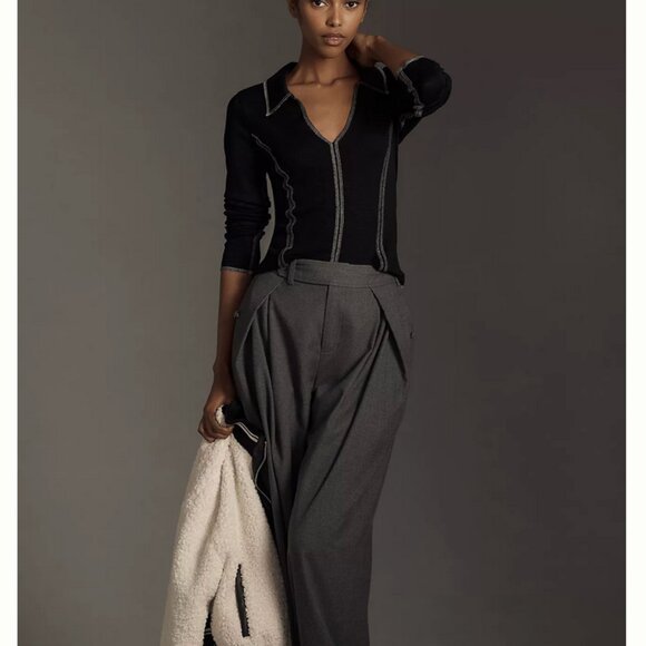 Anthropologie Pilcro Stitched Long-Sleeve Top Various $78 NWT - Picture 1 of 4